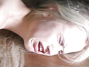 Uninhibited teen submits to intense oil anal penetration, leaving her buttocks thoroughly stretched and gaping.