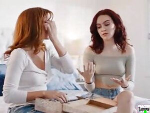 A redhead woman pleases her partner with expert oral skills and passionate sex.
